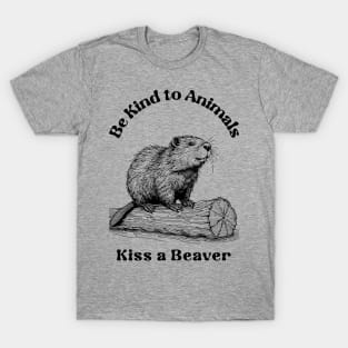 cute beaver, funny beaver, funny beaver gifts, funny beaver shirts, beaver T-Shirt